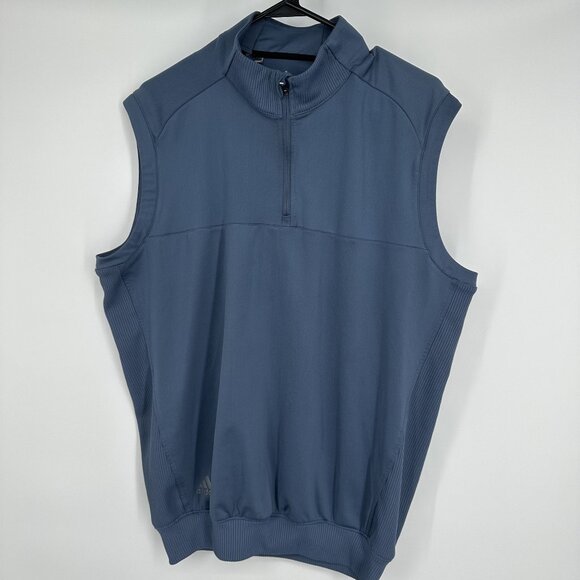 Adidas Men's Golf Vest Size Medium Blue - Picture 1 of 5